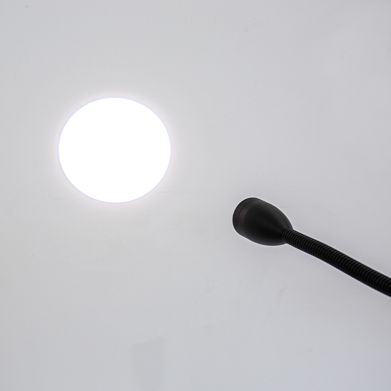 5W مصباح LED قابل التثبيت بحامل ملقطي لطاولة العمليات بذراع مرن