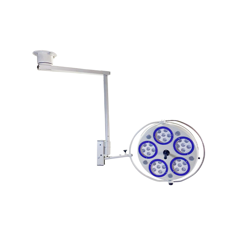 مصباح LED جراحي معلق بسقف 5 فتحات مصباح LED جراحي معلق بسقف 5 فتحات